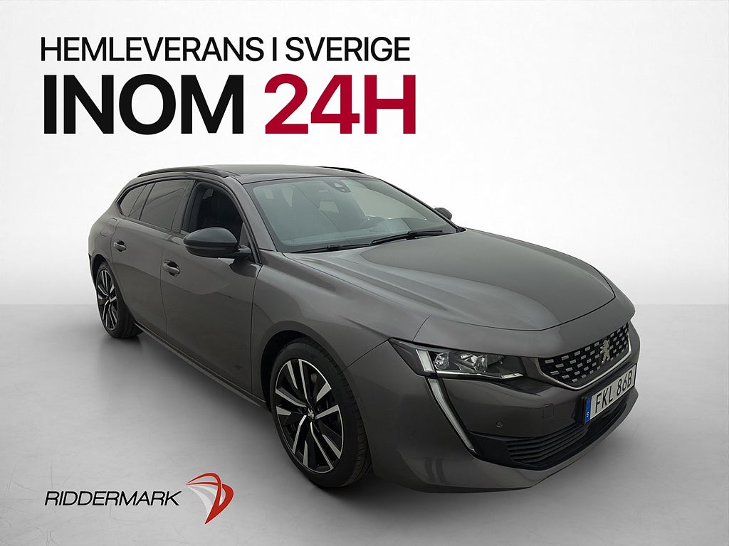 Peugeot 508 Hybrid EAT 224hk DRag Pano Kamera Navi