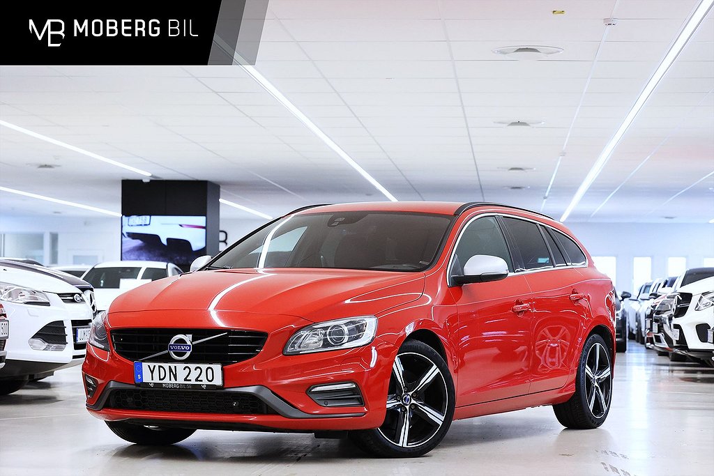 Volvo V60 D4 AWD 190hk R-Design PDC Värmare VOC