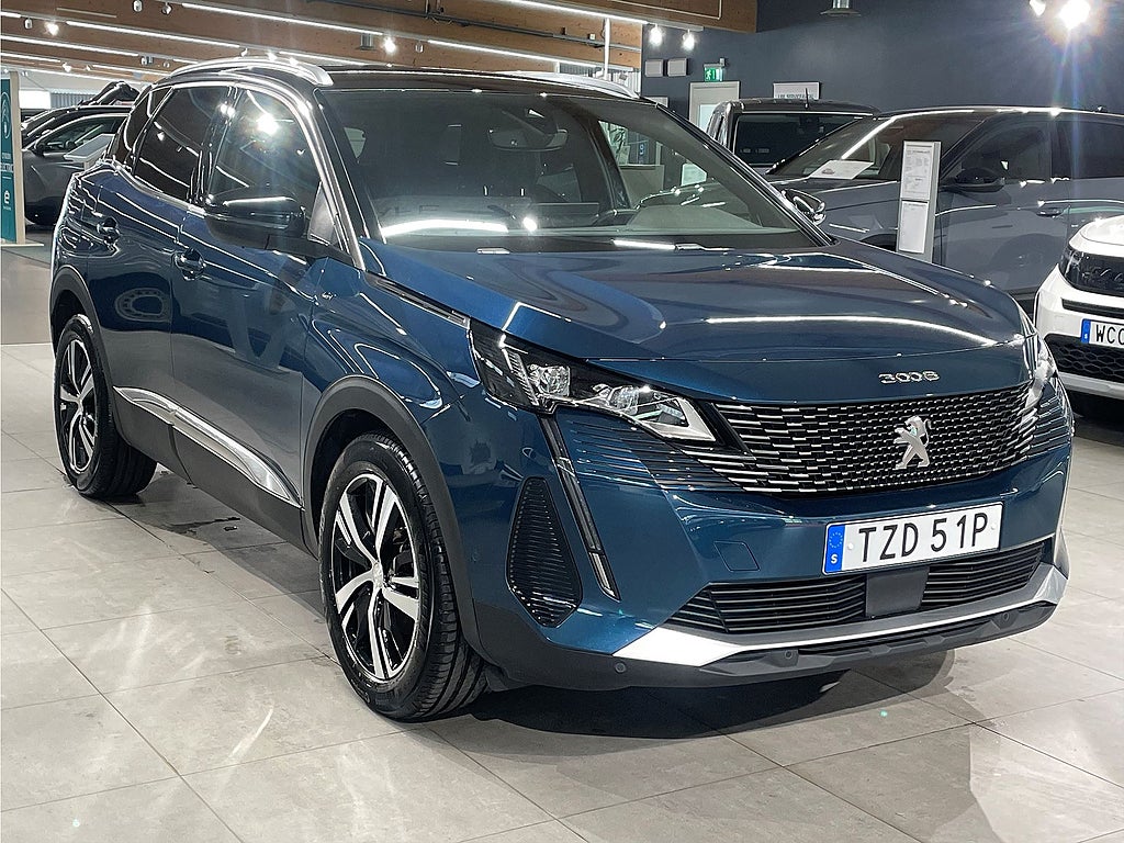 Peugeot 3008 GT 1.2 PT 130hk Aut - B-KAMERA, CARPLAY