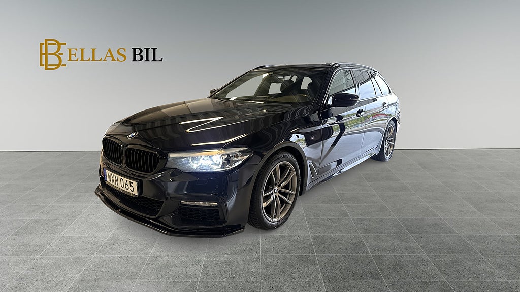 BMW 520d TOURING 190HK M SPORT DRAG NAVI H/K VÄRMARE 360°KAM NFC
