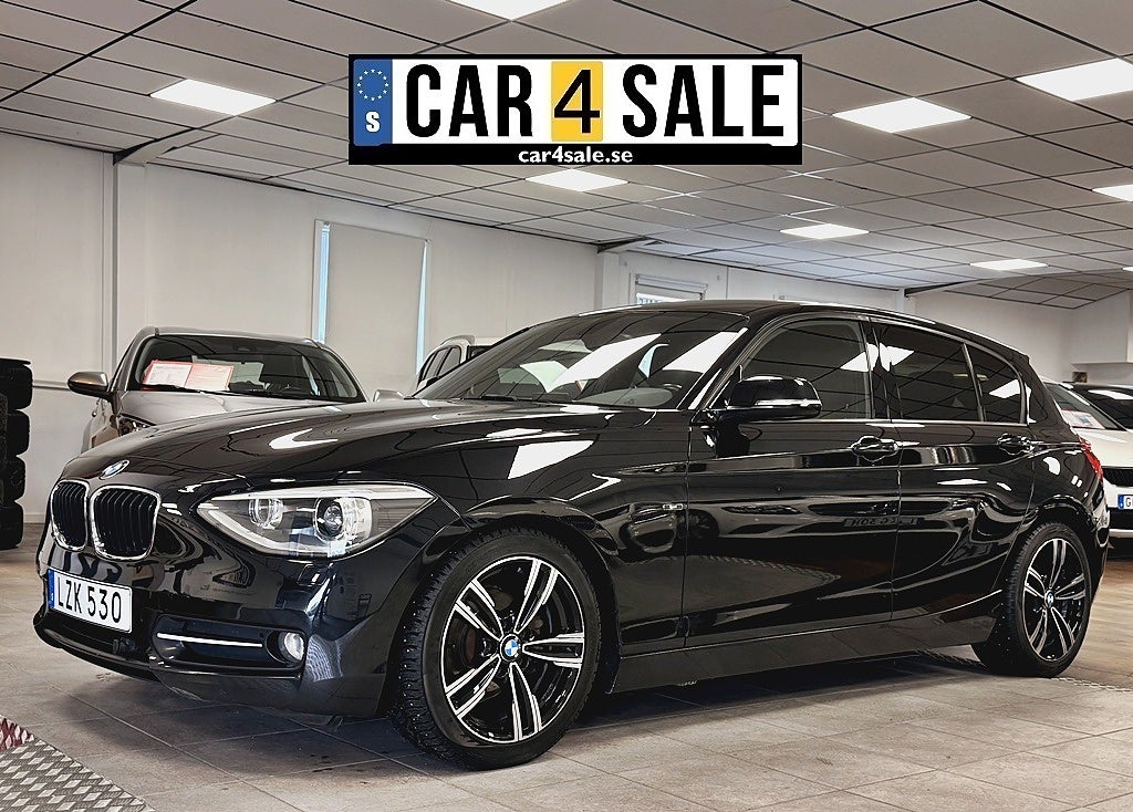 BMW 118 d Sport line| P-Sensor| Sportstolar|Helskinn|Keyless