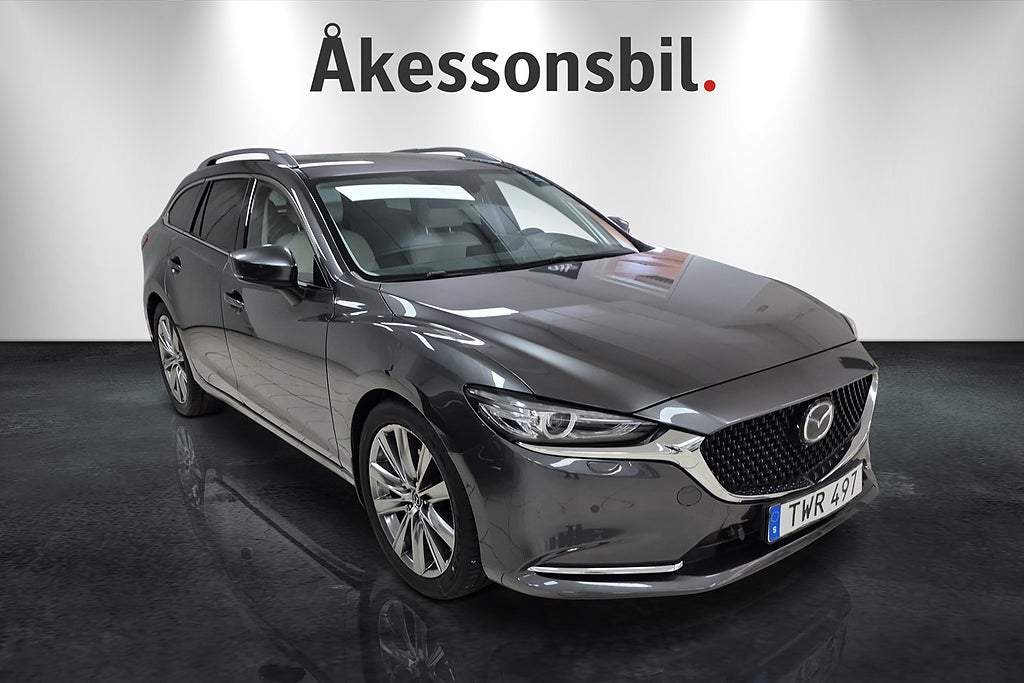 Mazda 6 Wgn A6 2.2 AWD Optimum, Off-White, 184 hk, LÅG SKATT!