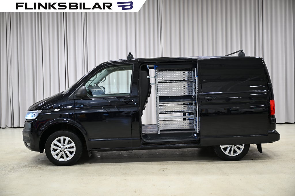 Volkswagen Transporter DSG 150HK Servicebil|Inredd|Dubbeldörr||Leasbar|SeUtr!