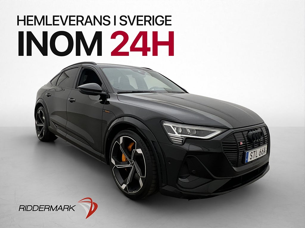 Audi E-Tron S Sportback 95 kWh Q 503hk S Line Drag B&O 360°