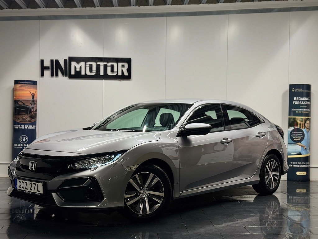 Honda Civic 5-dörrar 1.0 CVT Comfort |NyBess|Lågskatt|Lågmil