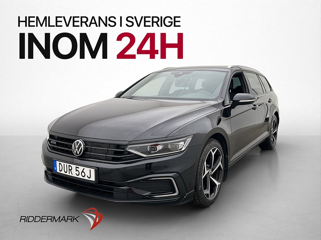 Volkswagen Passat GTE Drag Värmare Kamera Navi Halvskinn