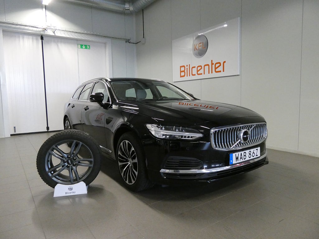 Volvo V90 Recharge T6 AWD *KFL 10år 2,99%*Drag-Värm-Kam *LongR*