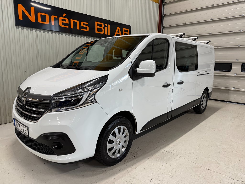 Renault trafic 2.0 dCi 145HK 6-SITS DUBBELHYTT! LEASBAR!