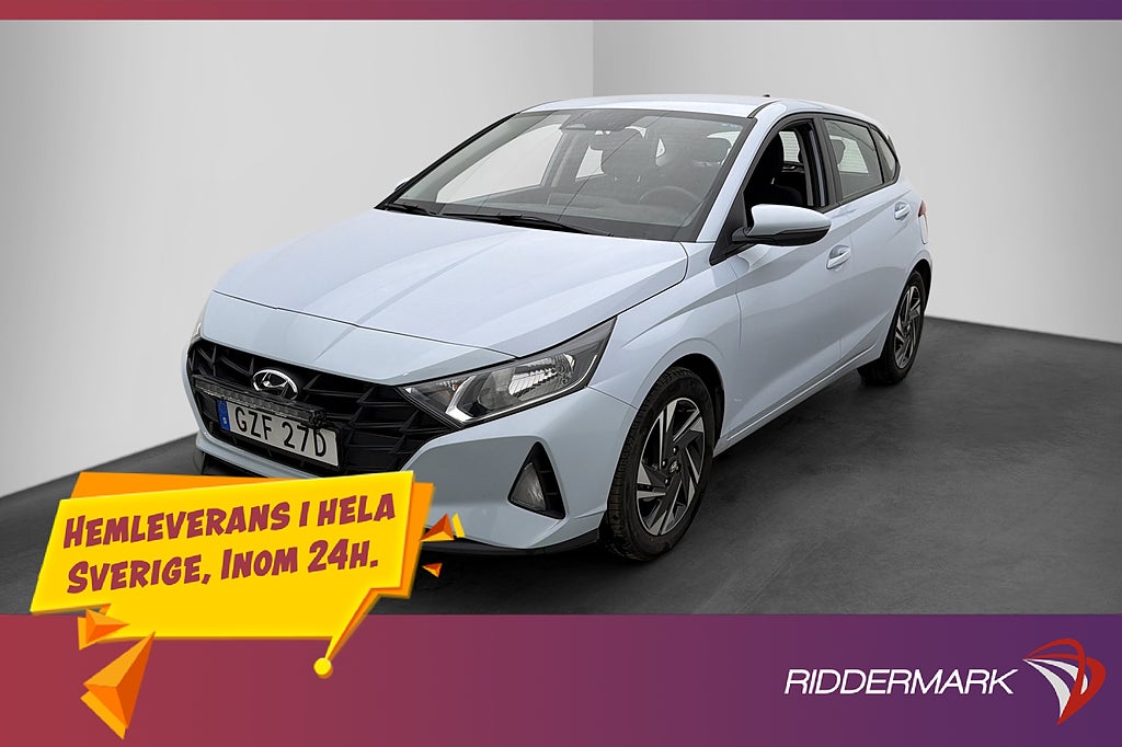 Hyundai i20 1.2 MPI 84hk Essential M-Värmare Kamera CarPlay