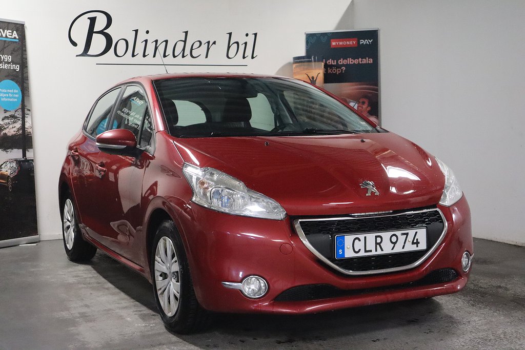 Peugeot 208 5-dörrar 1.2 VTi Euro 5 HEMLEVERANS BESIKTAD BT