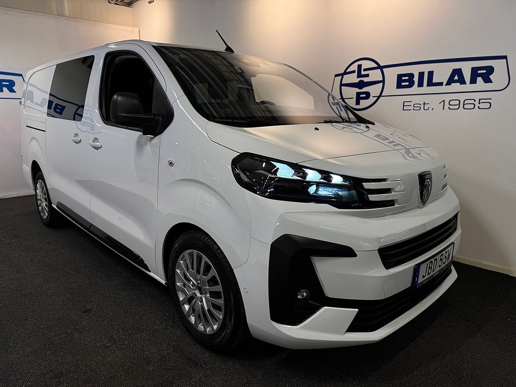 Peugeot Expert Crew Cab 2.0 180hk | Moms | Pro | Nordic Pack | Vhjul