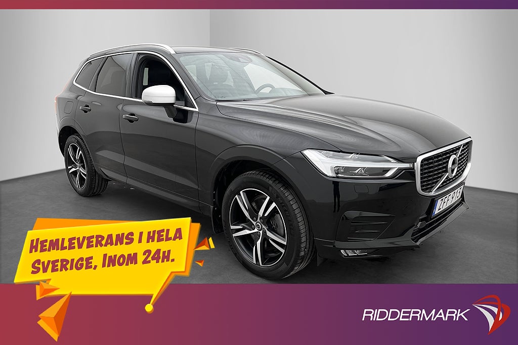 Volvo XC60 D4 190hk AWD R-Design Värmare VOC Kamera Drag