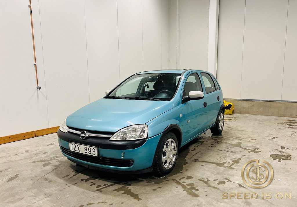 Opel Corsa 1.2, 5 dörrar, 75hk, Taklucka