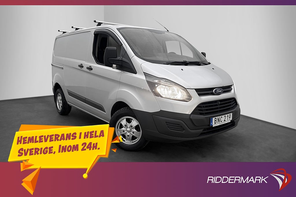 Ford transit-custom 270 2.2TDCi Värm 3-Sits Drag Farthållare