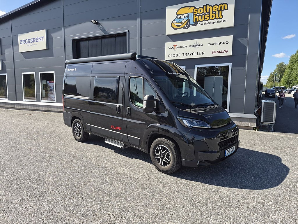 Sunlight Cliff 540 Adventure 180 hk, automat, solcell, dieselvärme, kanon