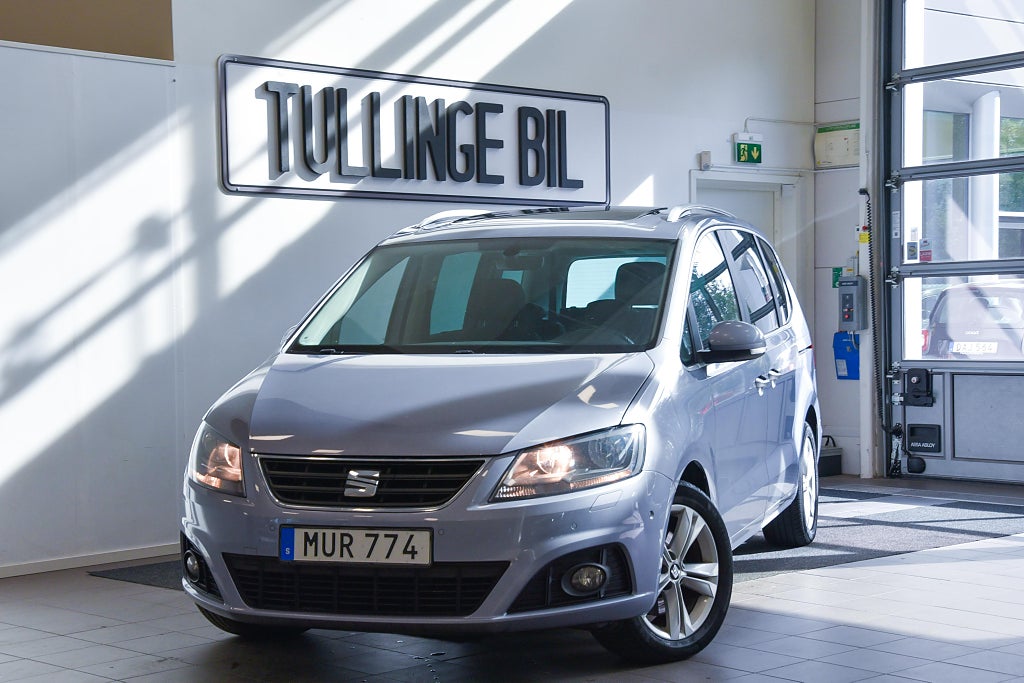 Seat Alhambra TDI 184HK 7-Sits Pano El-Dörr Värm Drag 1.95%