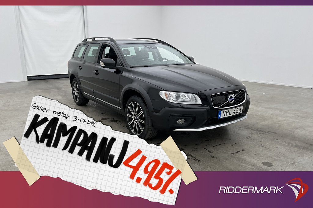 Volvo XC70 D4 AWD Classic Dynamic VOC D-Värm Nav 4,95% Ränta