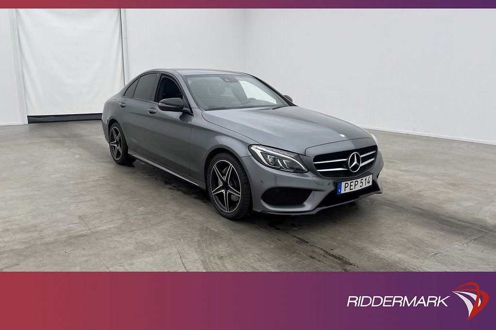 Mercedes-Benz C 220 d 170hk AMG Sport Värmare Kamera Skinn