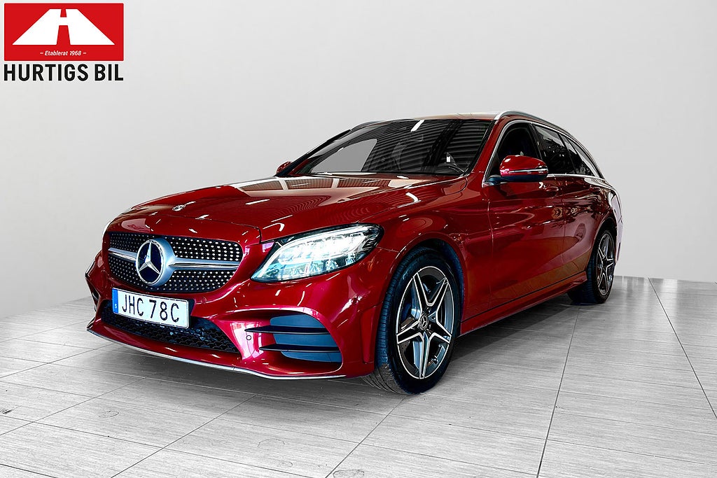 Mercedes-Benz C 220 T d 9G-Tronic AMG Line Drag-Värmare