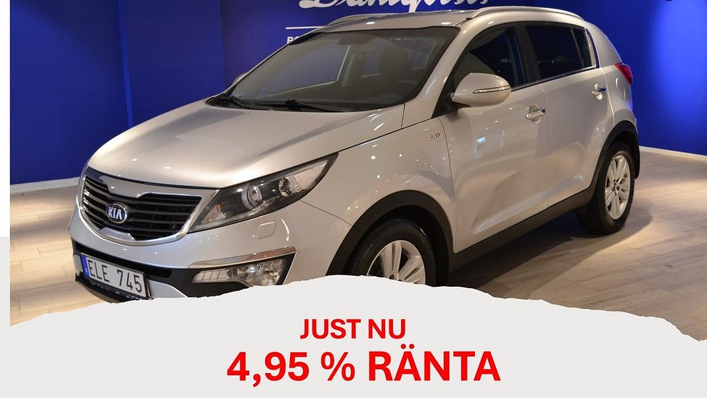 Kia Sportage (NU 4,95 % RÄNTA) EX 2,0 Crdi 184hk Automat AWD Drag V-hjul