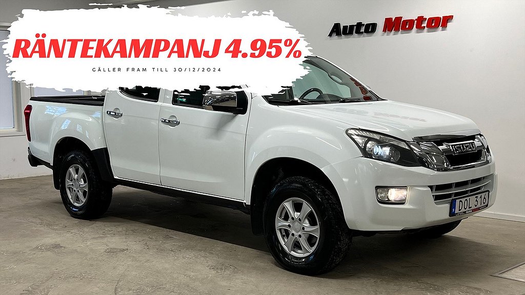 Isuzu D-Max Crew Cab 2.5 4WD 163hk MOMS Drag