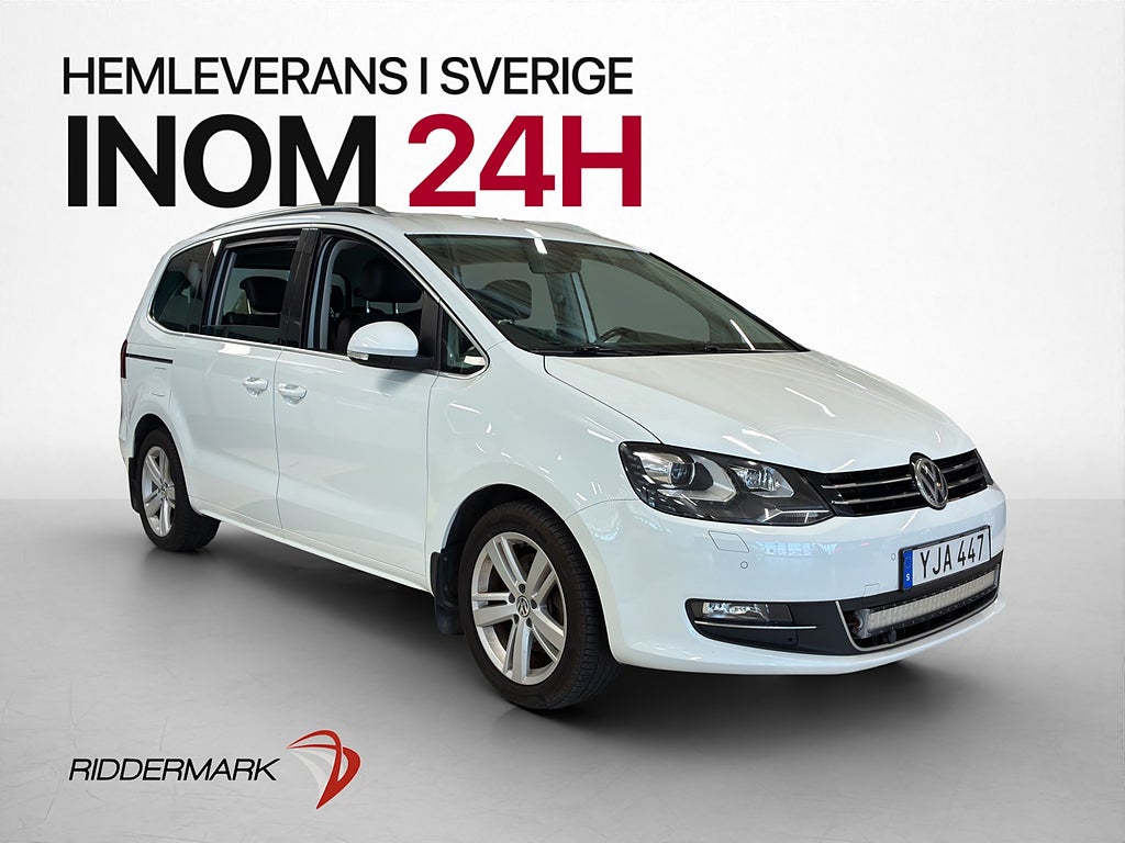 Volkswagen Sharan 2.0 TDI 4M GT 7-Sits Drag Eldörrar Kamera