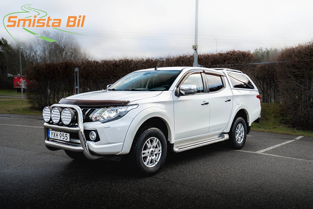 Mitsubishi L200 2.4 DI-D 4WD KÅPA D-VÄRM WEBASTO LÄDER MOMS 181hk