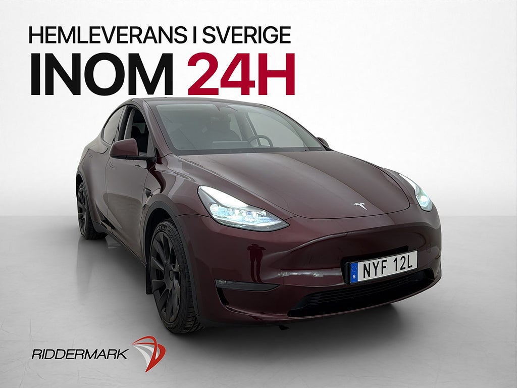 Tesla Model Y Long Range AWD Värmepump Dragkrok Autopilot