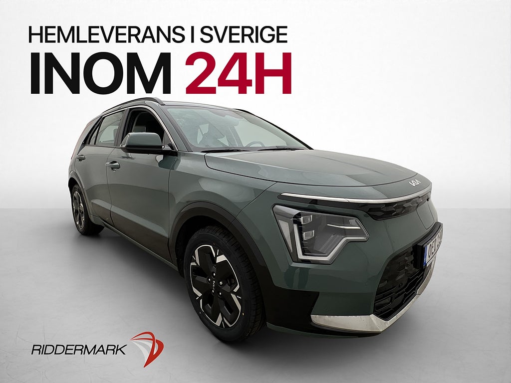 Kia Niro EV Action Kamera Halvskinn Rattvärme CarPlay MOMS