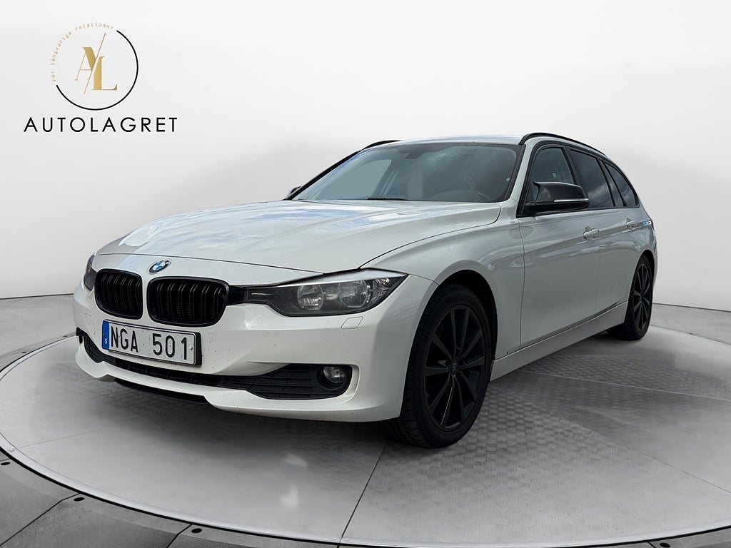 BMW 320D Touring Steptronic Euro5 Dragkrok 184hk SvSåld Fullserv