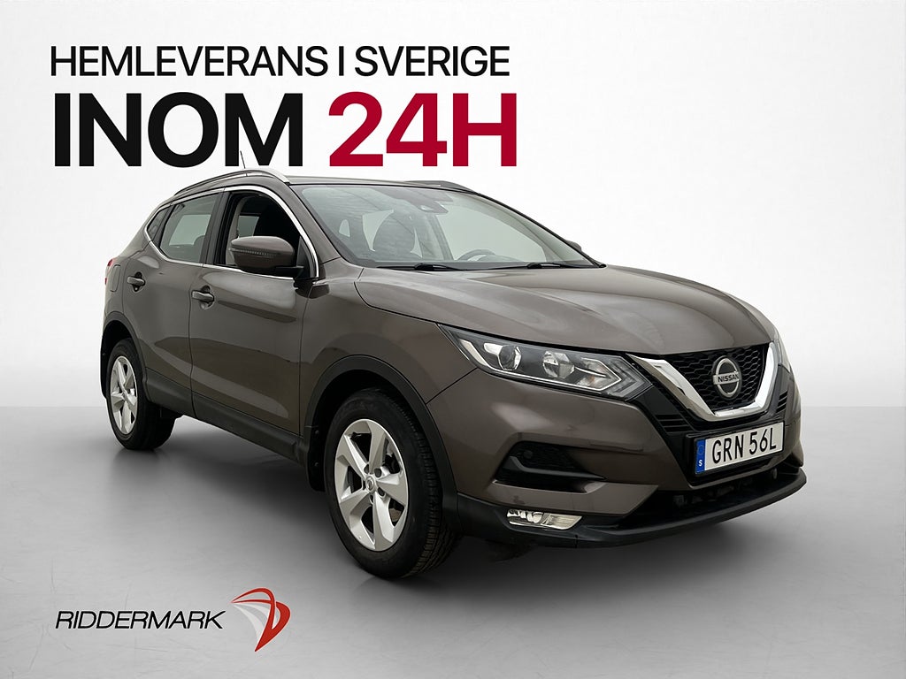 Nissan Qashqai 160hk Kamera Pano Farthållare Bluetooth