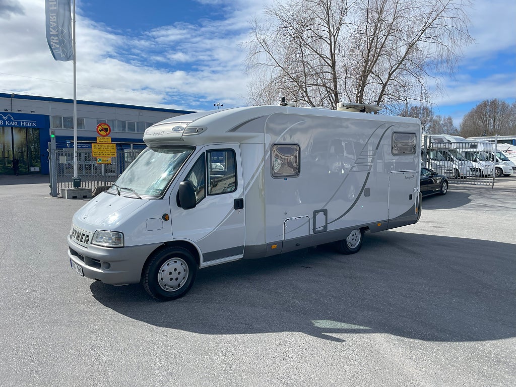 Fiat Hymer 674 Tramp GT 2.8 jTD POWER 146Hk LÅNGBÄDDAR/AC/DRAG