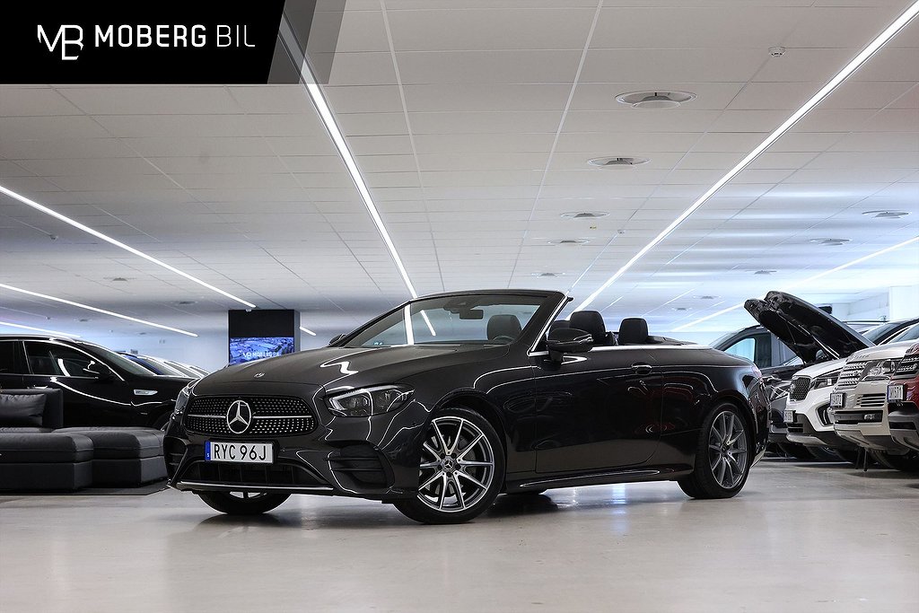 Mercedes-Benz E 200 Cabriolet 197hk AMG Sport 360° Burmester Premium