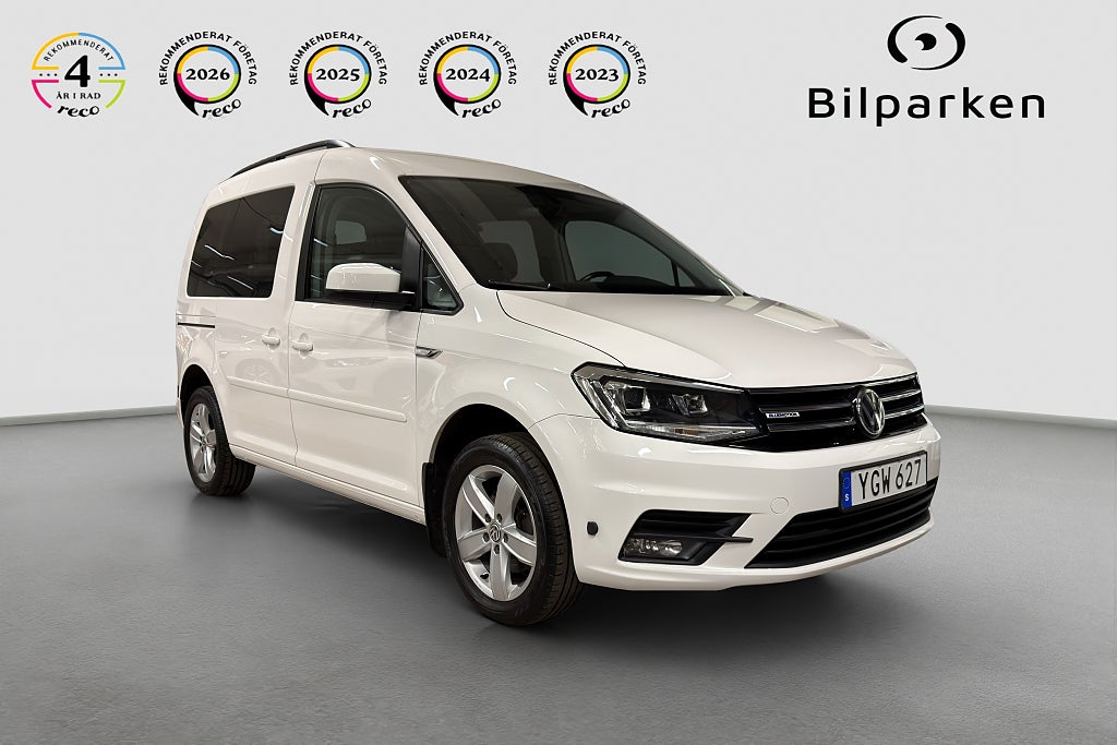 Volkswagen Caddy Combi 1.4 TGI BlueMotion | Dragkrok | Kamera | Navi