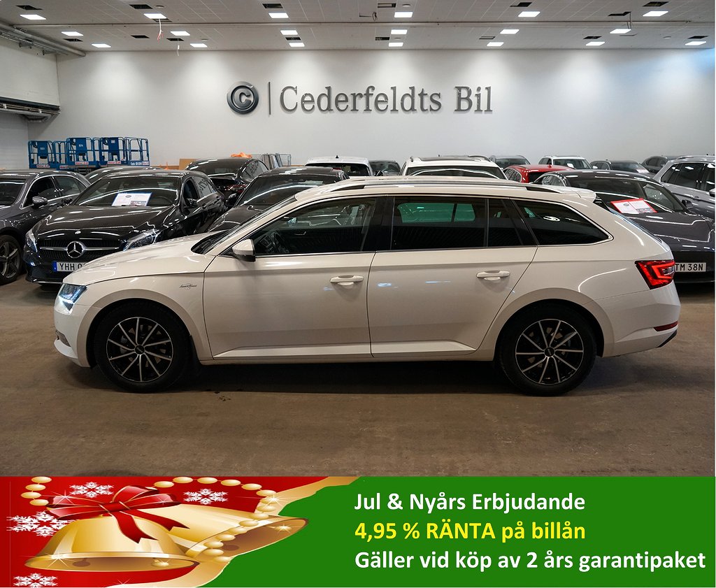 Skoda Superb Kombi 2.0TDI 4x4 L&K CANTON Drag Navi Värmare