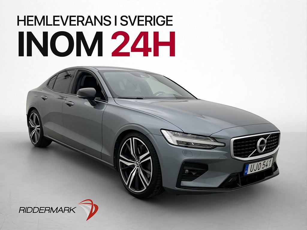 Volvo S60 T5 250hk R-Design 360° HUD Skinn CarPlay Värmare