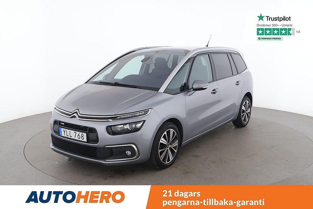 Citroën Grand C4 Picasso 1.2 e-THP EAT / 7-Sits, Dragkrok