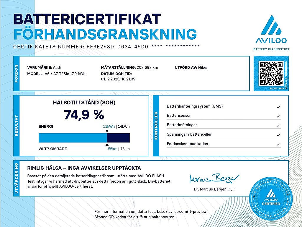 Audi A6 AVANT 55 TFSI E, Drag, S-line, B/O 3D, Matrix , 360 Kamera