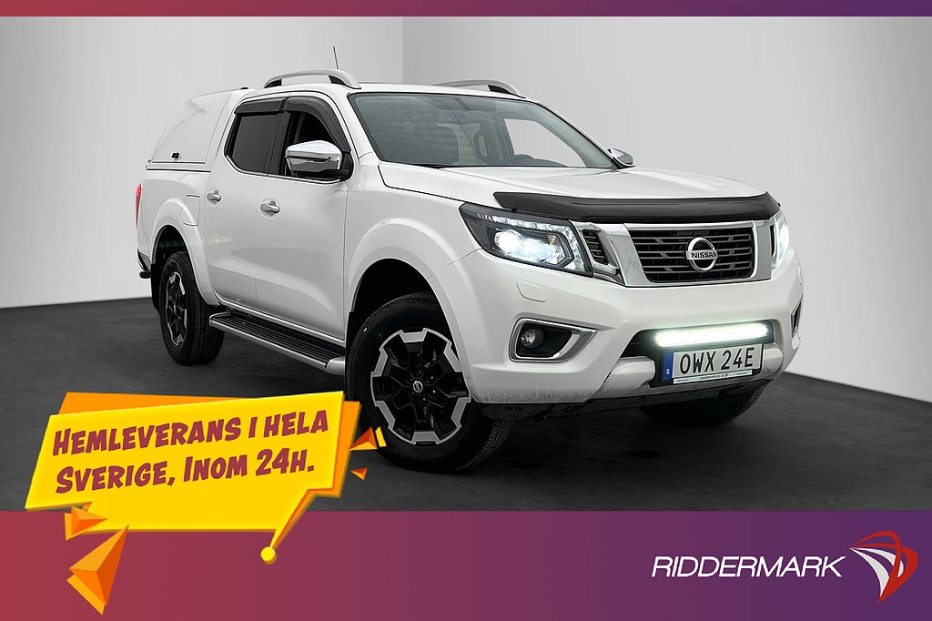 Nissan Navara Tekna 2.3 4WD Drag Diff CARPLAY Kåpa Moms