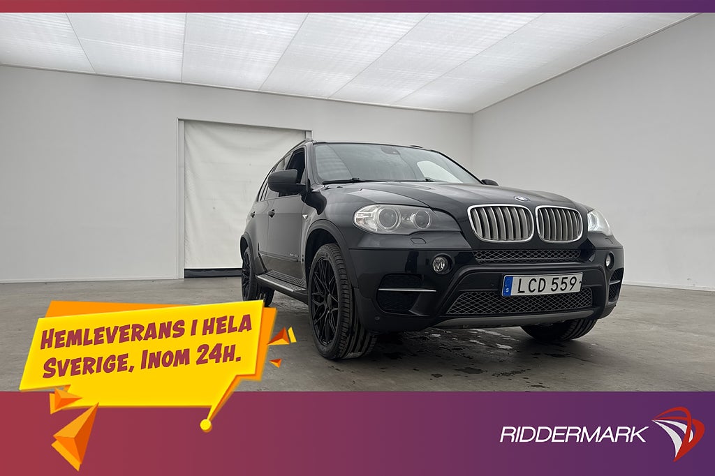 BMW X5 XDrive40d Sport line Kamera Navi Skinn Elstolar Drag