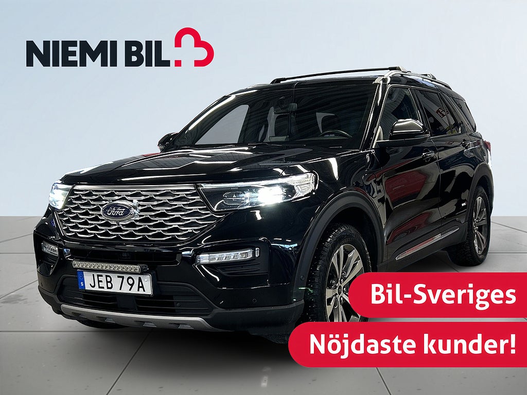 Ford Explorer Plug-In Hybrid SelectShift Platinum VÄLUTRUSTAD/360/S&V
