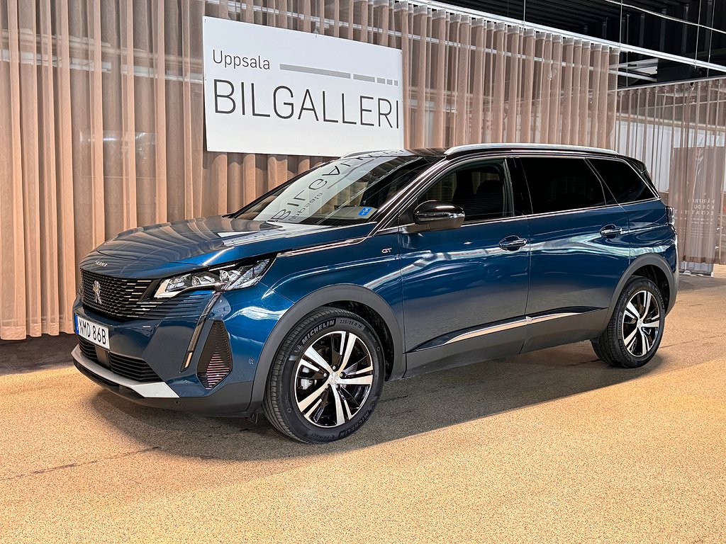 Peugeot 5008 1.2 PureTech GT Automat/Elbaklucka/7-sits/Carplay