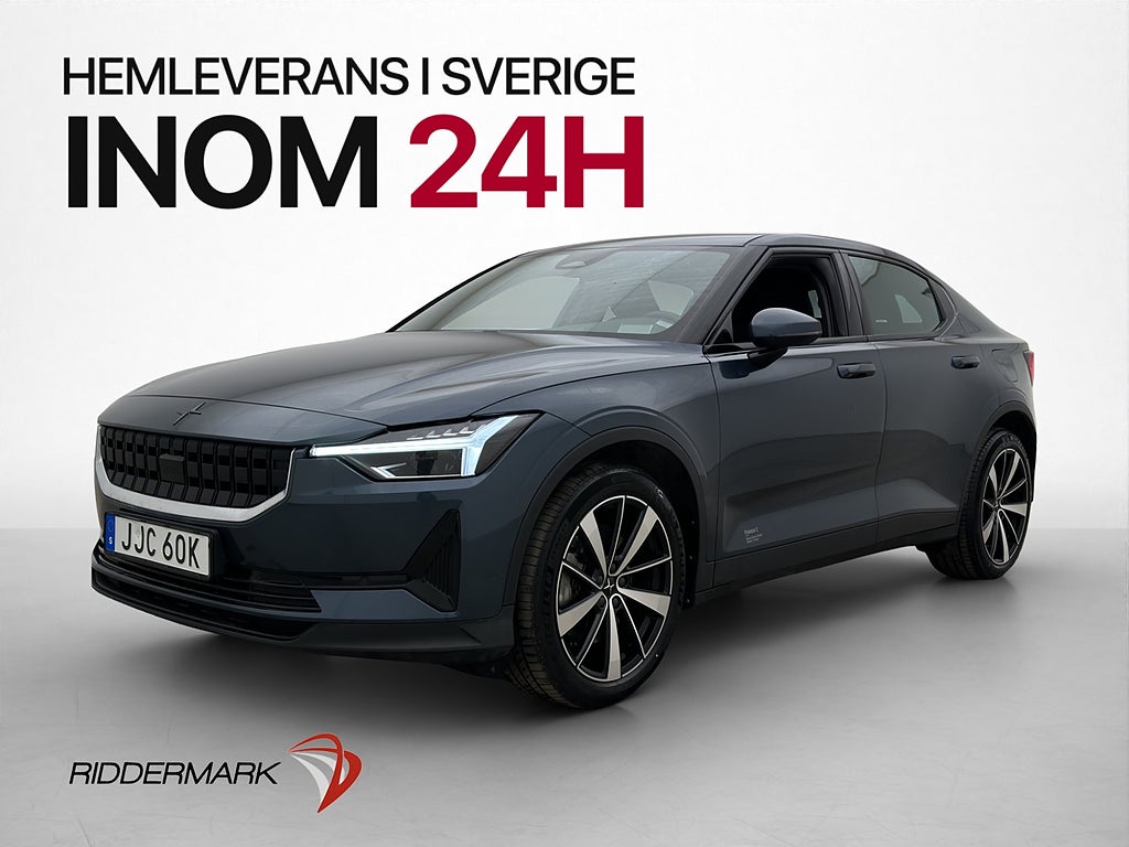 Polestar 2 Long Range Single Motor 231hk Kamera CarPlay MOMS