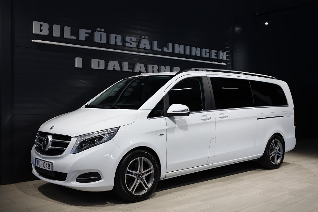 Mercedes-Benz V 250d Advantgarde Lång Skinn/360°/Värmare/Drag/SoV-hjul