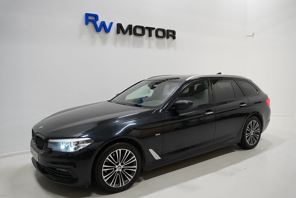 BMW 520 Touring B-kam Drag D-värm Cockpit Skinn M sport-ratt