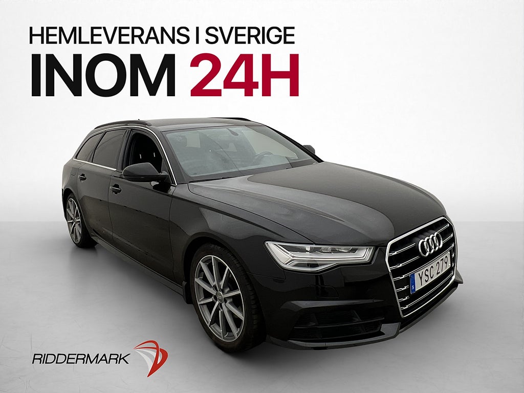 Audi A6 2.0 TDI S Line Sensorer Halvskinn Farthållare