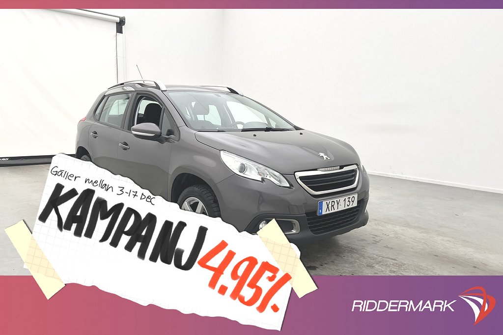 Peugeot 2008 1.2 VTi 82hk Active Dragkrok 4,95% Ränta