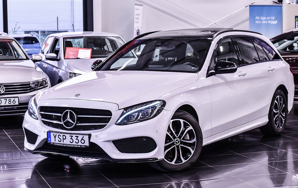 Mercedes-Benz C 250 T d 4MATIC 9G-Tronic AMG Line|Panorama|Dragkrok