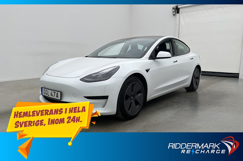 Tesla Model 3 Standard Range Autopilot Svensksåld MOMS