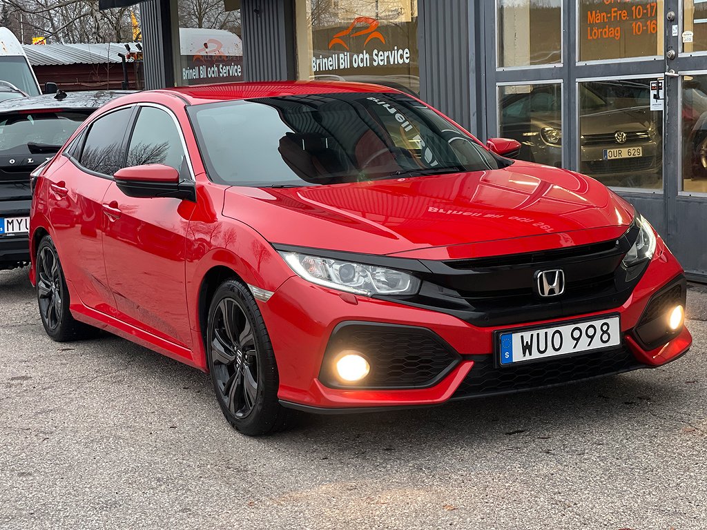 Honda Civic 5-dörrar 1.0 CVT Elegance Euro 6